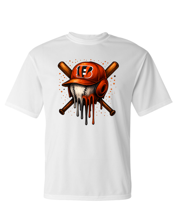 Bengals Drip Helmet Performance Tee