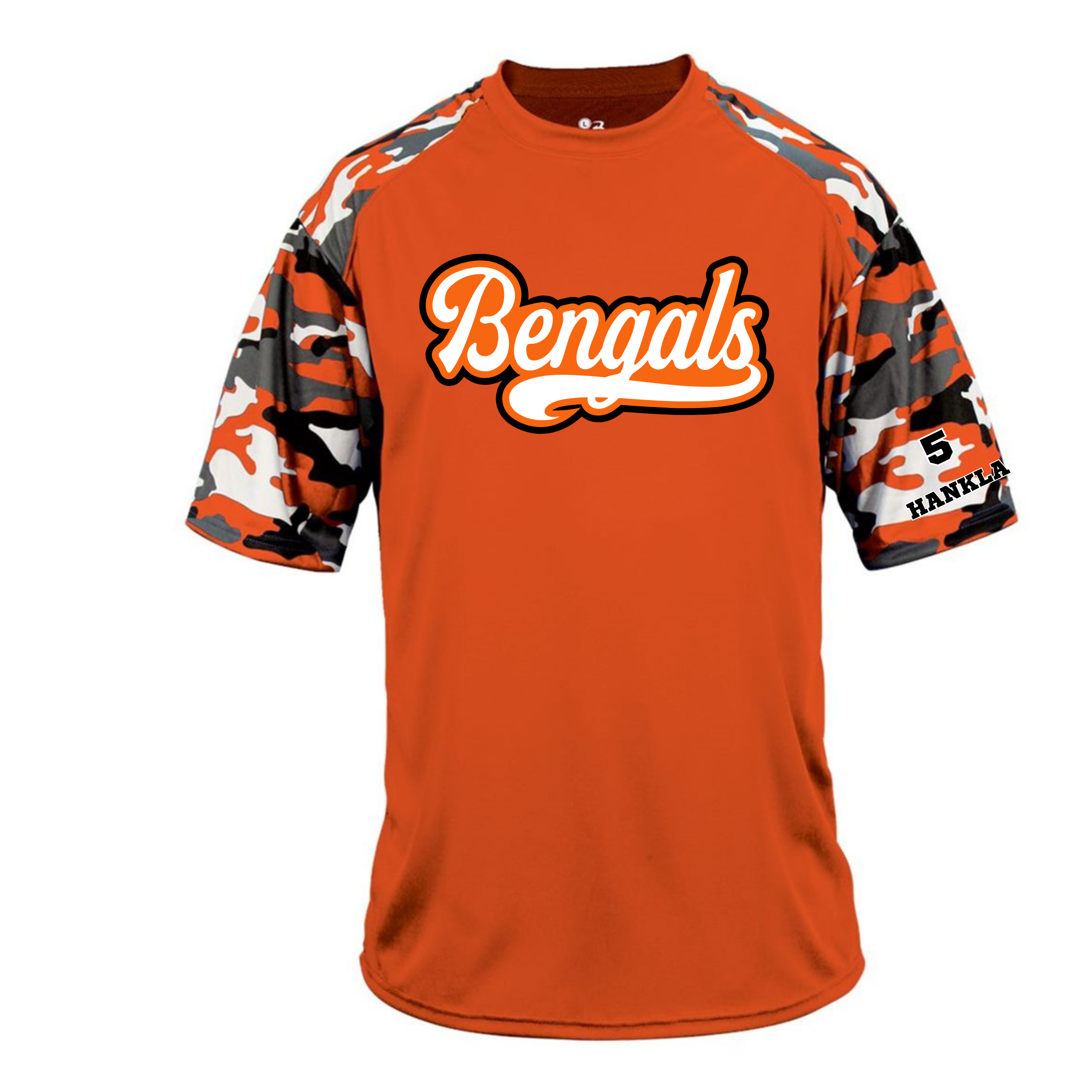 Custom Performance Camo Sleeve Tee