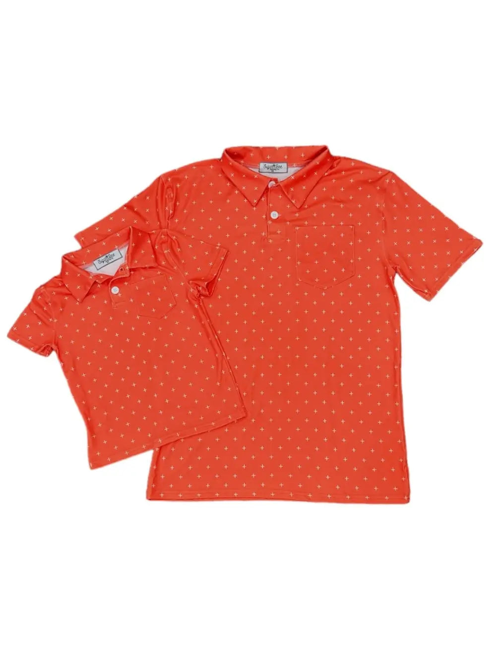 Boys Polo Performance Shirt - Daddy & Me Boys Pocket Polo - French Blue