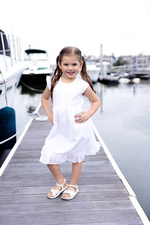 Girl's Seersucker Dress