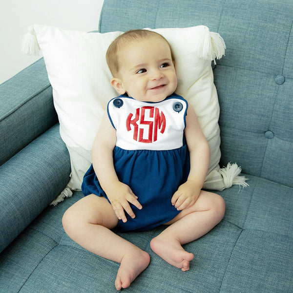 Boy's Cotton Knit Sunsuit