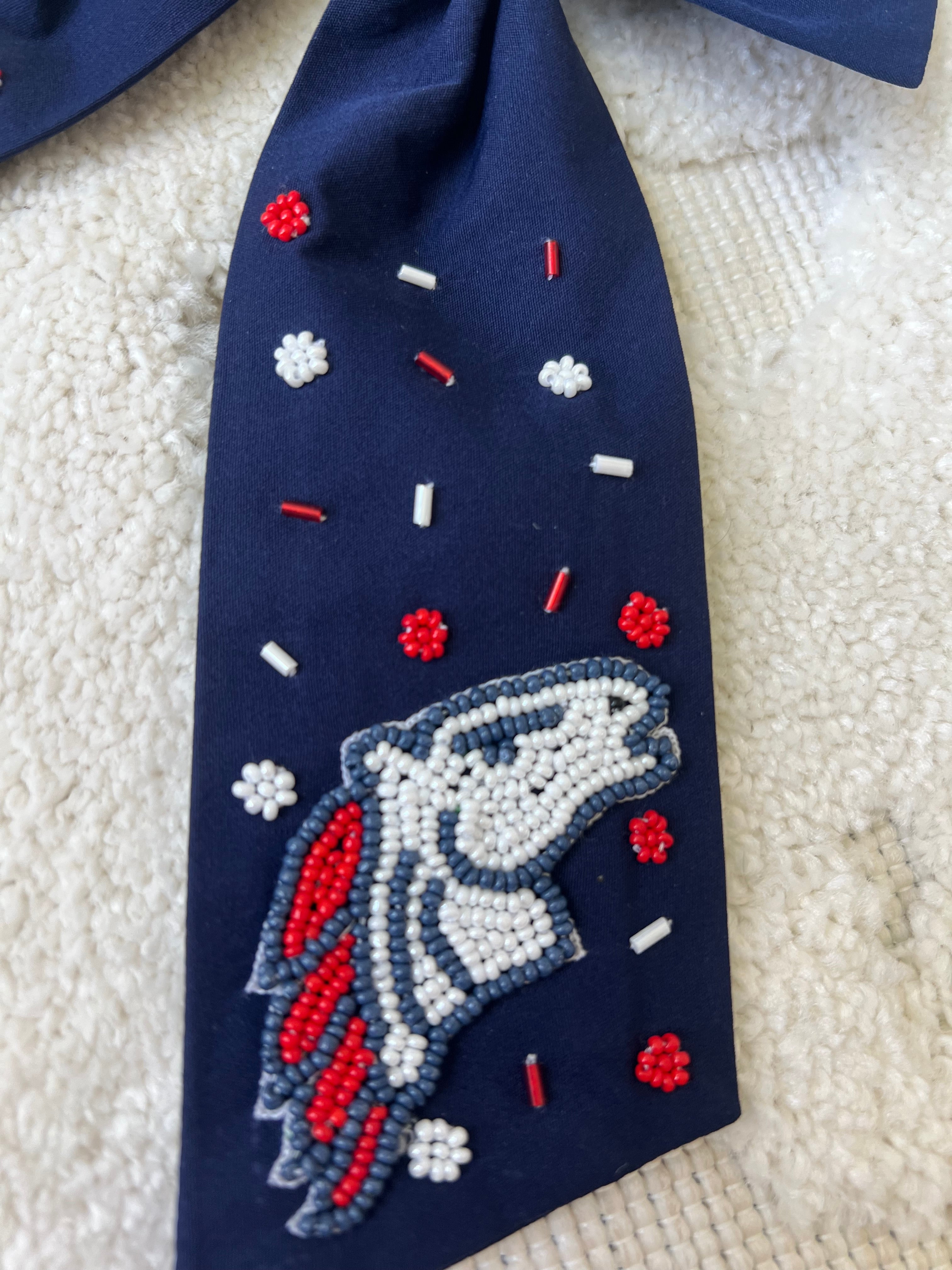 Custom Game Day Beaded Bows