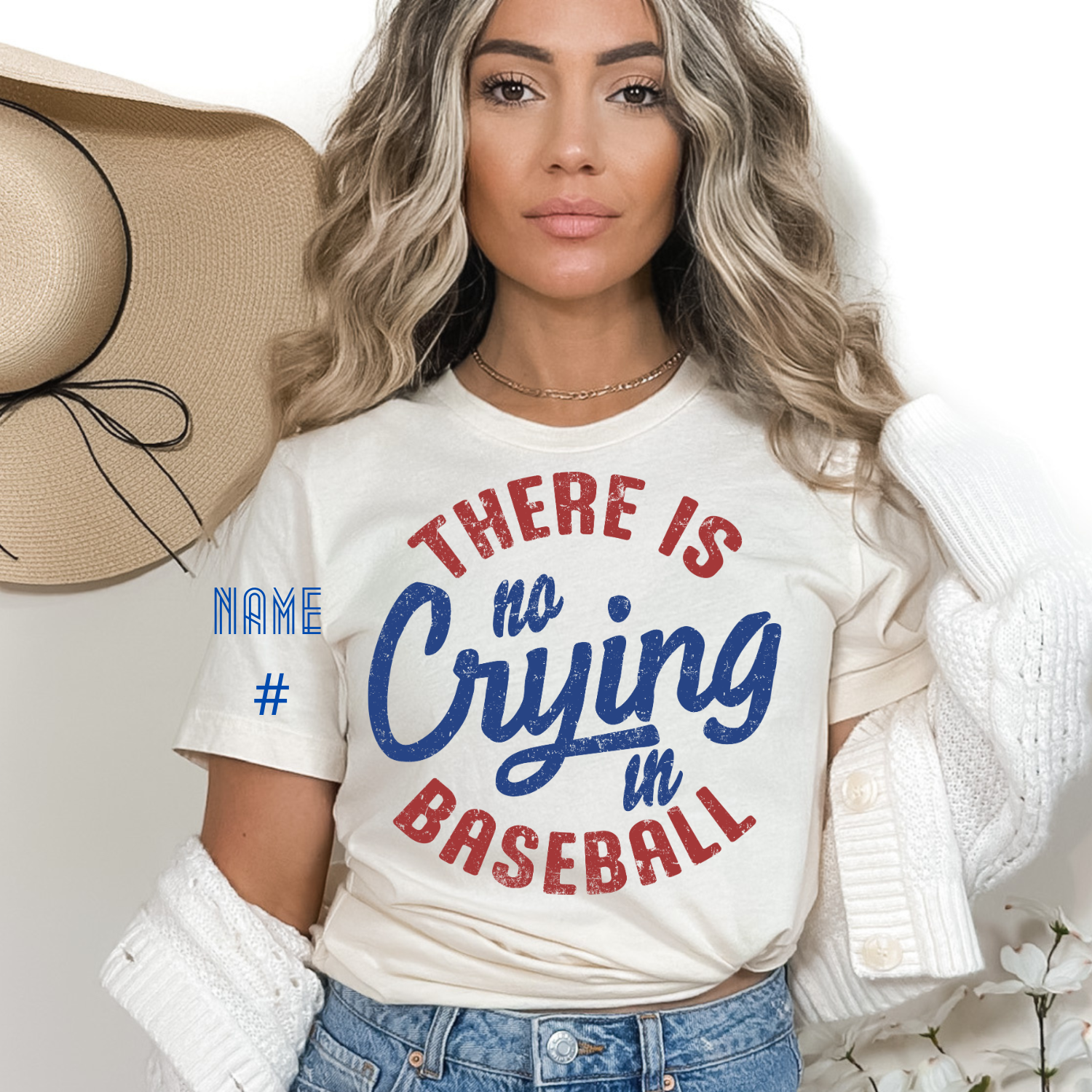 No Crying In Baseball Tee