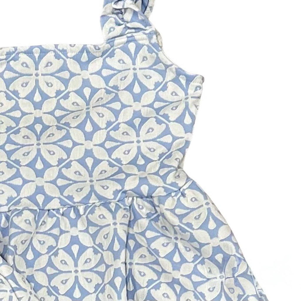 Mommy & Me Jacquard Tank Dress - Spanish Indigo: 18M