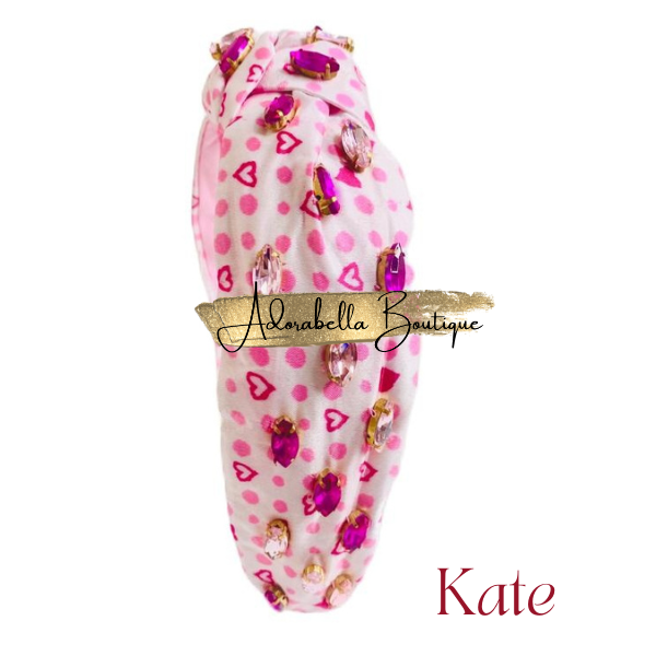 Valentines Beaded Headbands