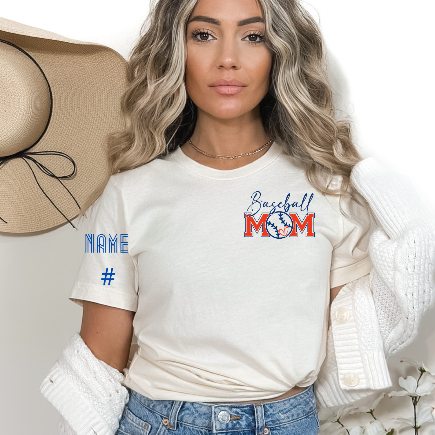Baseball Mom Custom Tee