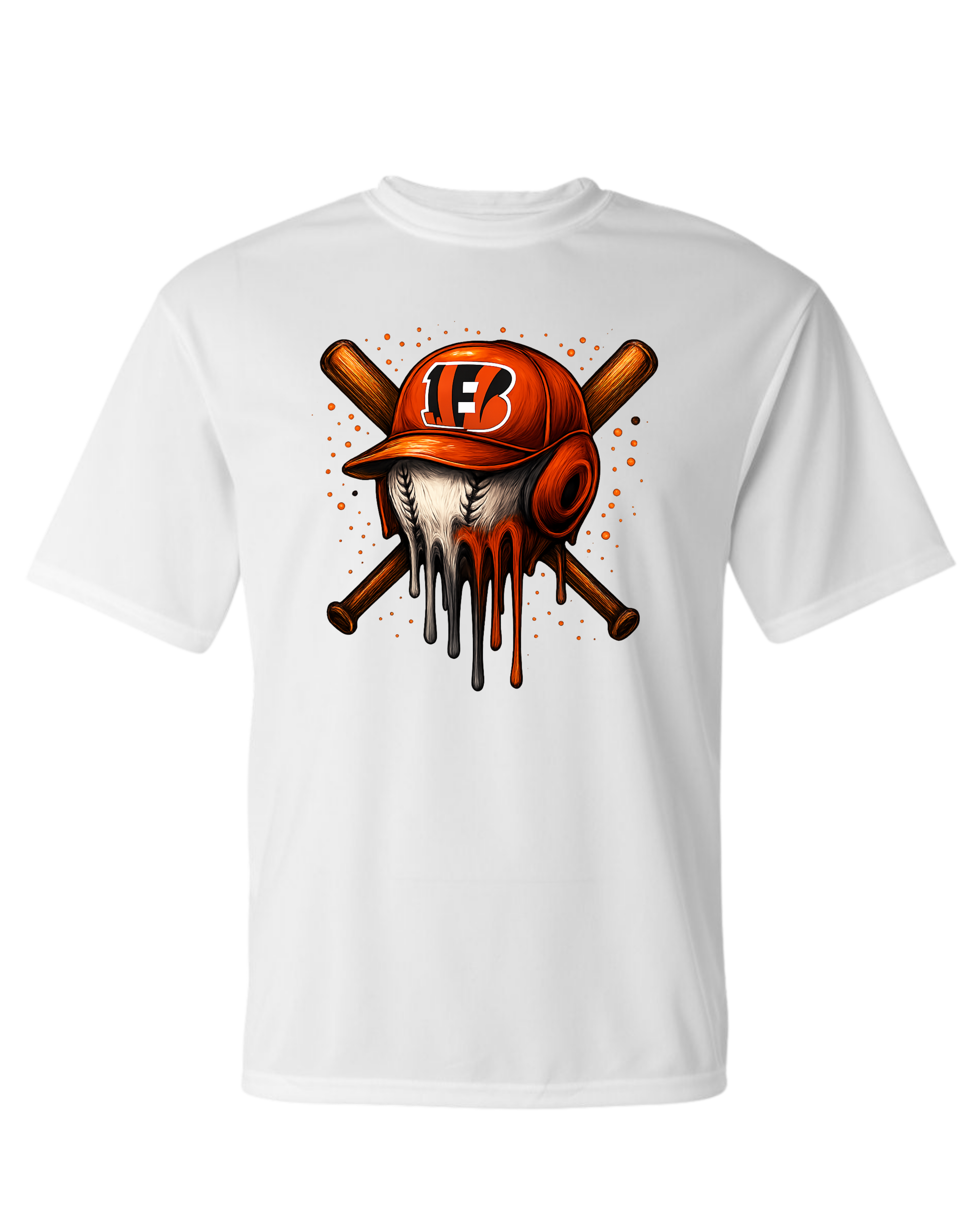 Bengals Drip Helmet Performance Tee