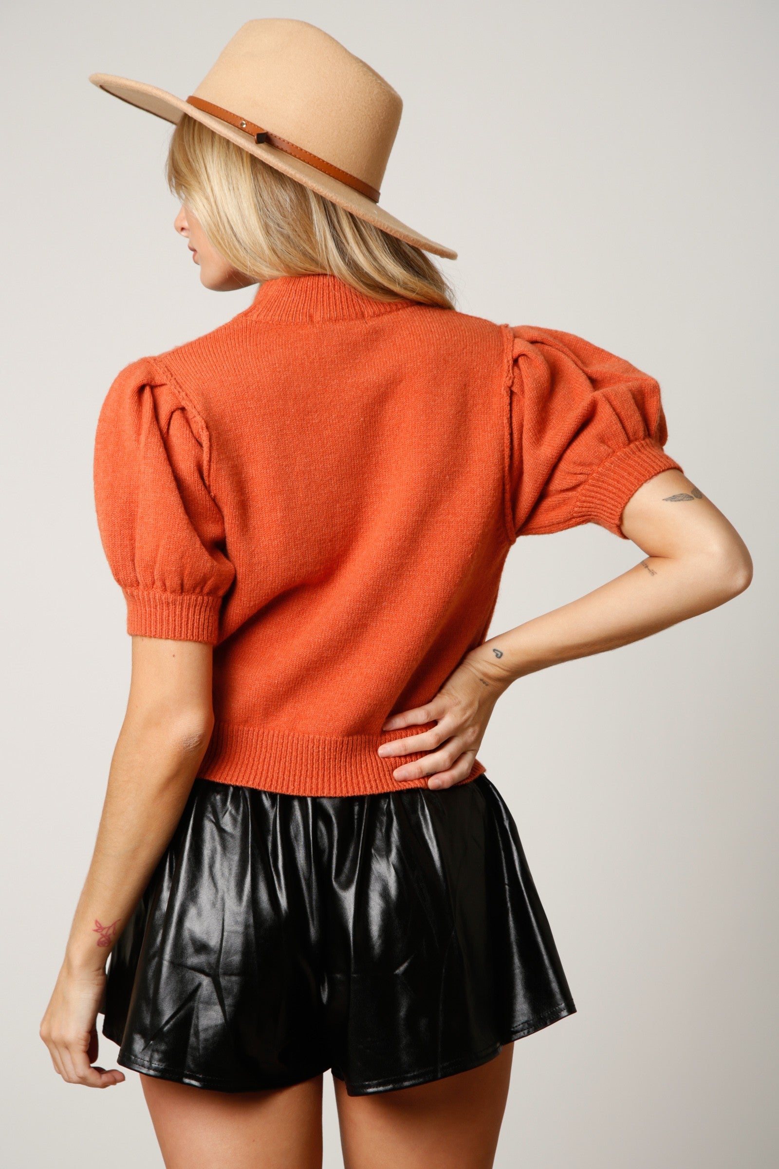 Smocked Metallic Shorts