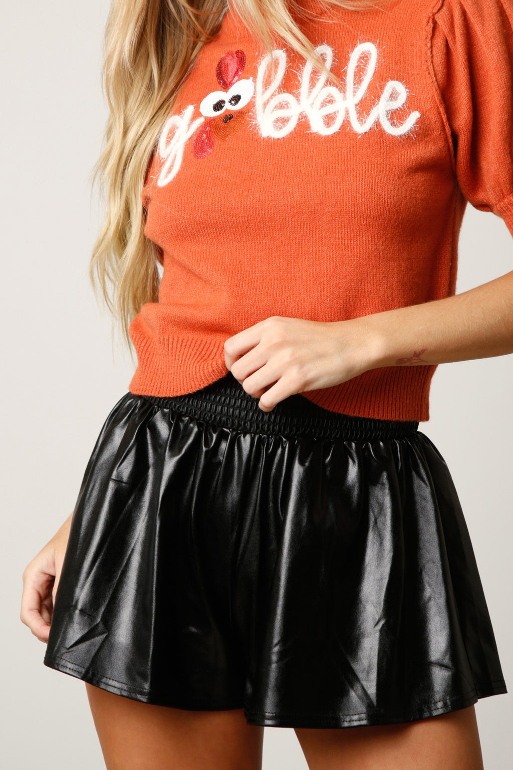 Metallic Skort