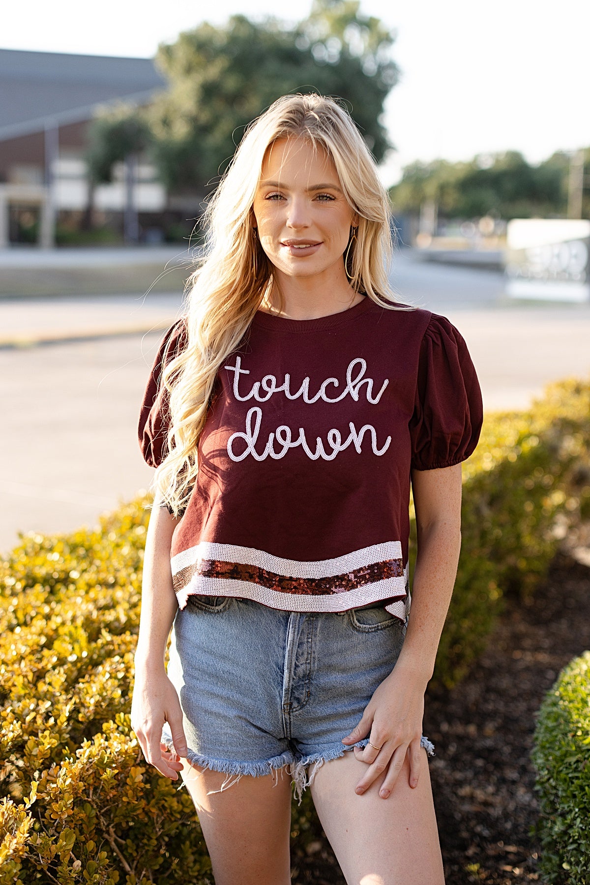 Football Queen Touch Down Tee