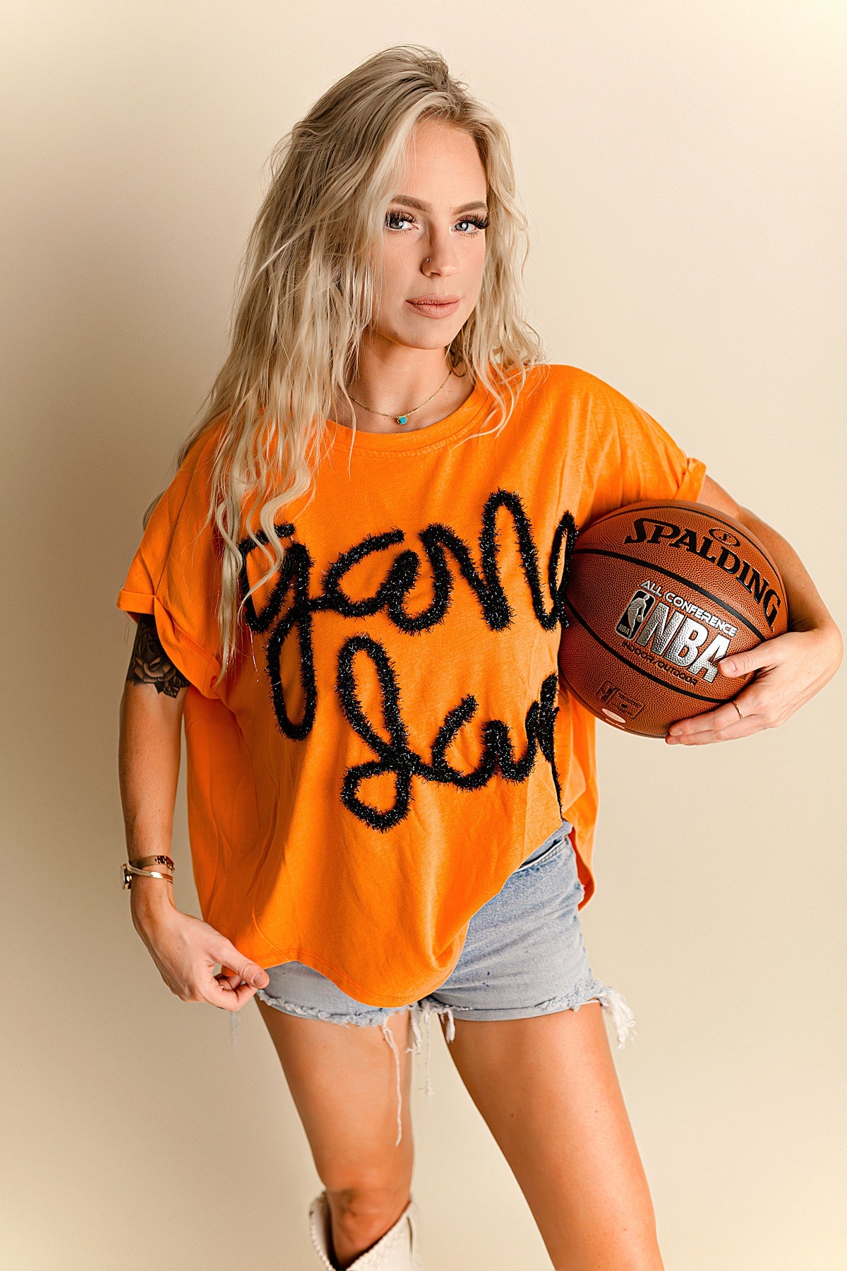 Go Pokes Game Day Vintage Orage Top