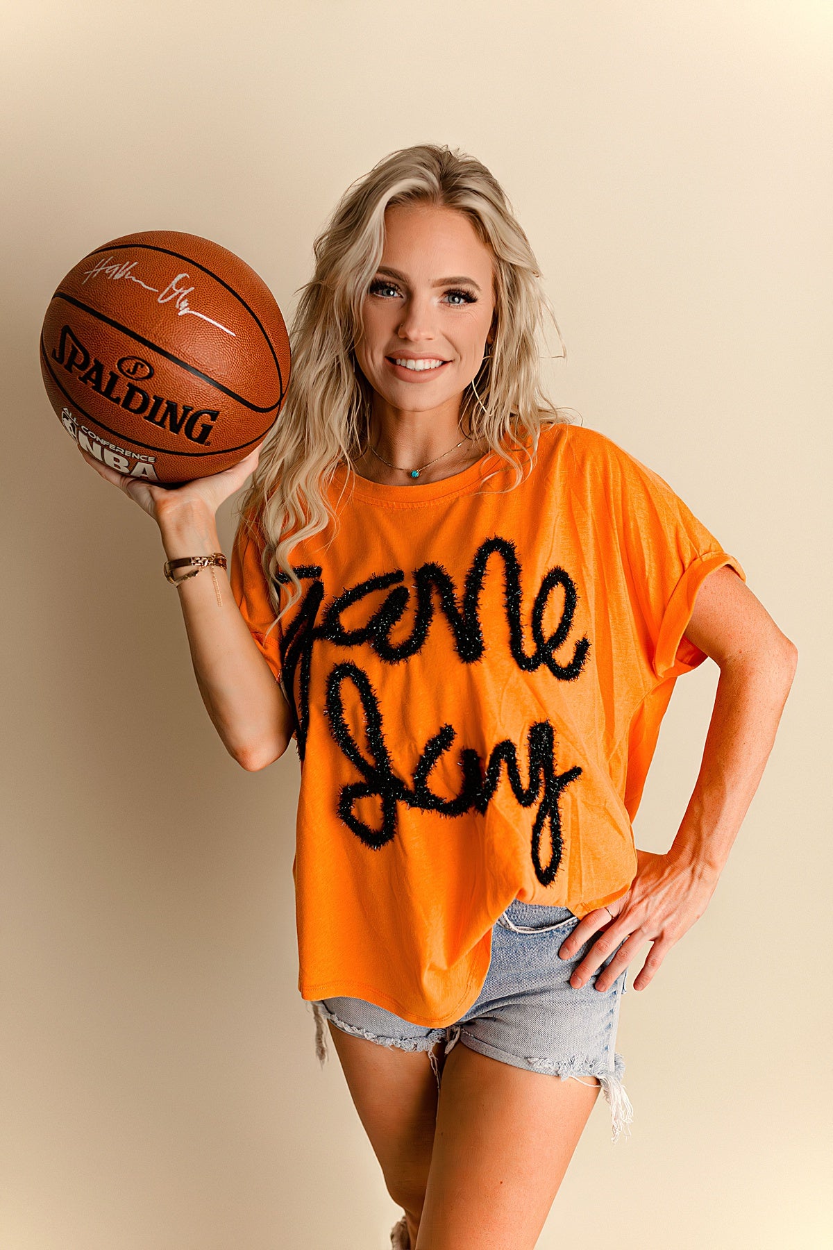 Go Pokes Game Day Vintage Orage Top