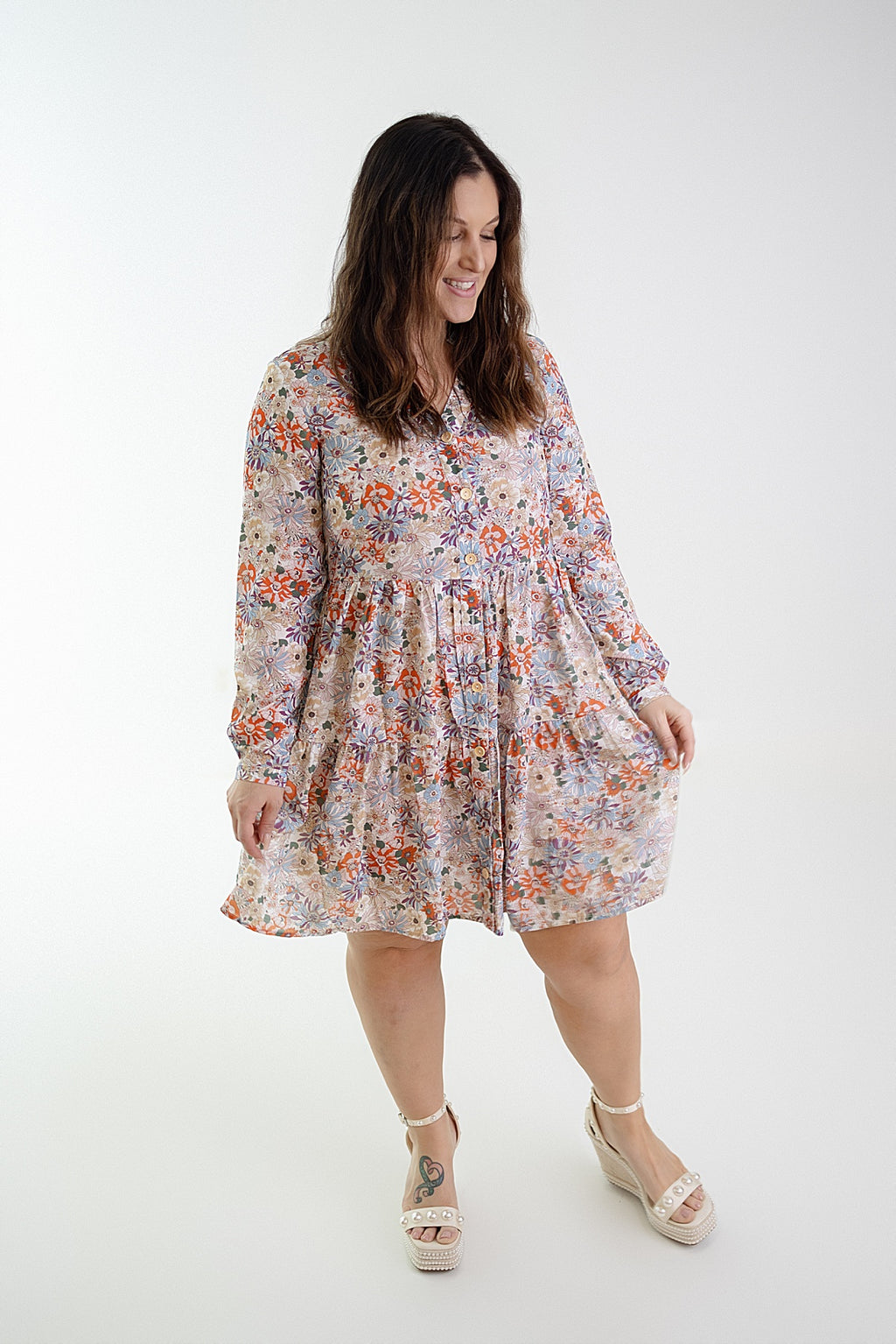 Floral babydoll dress