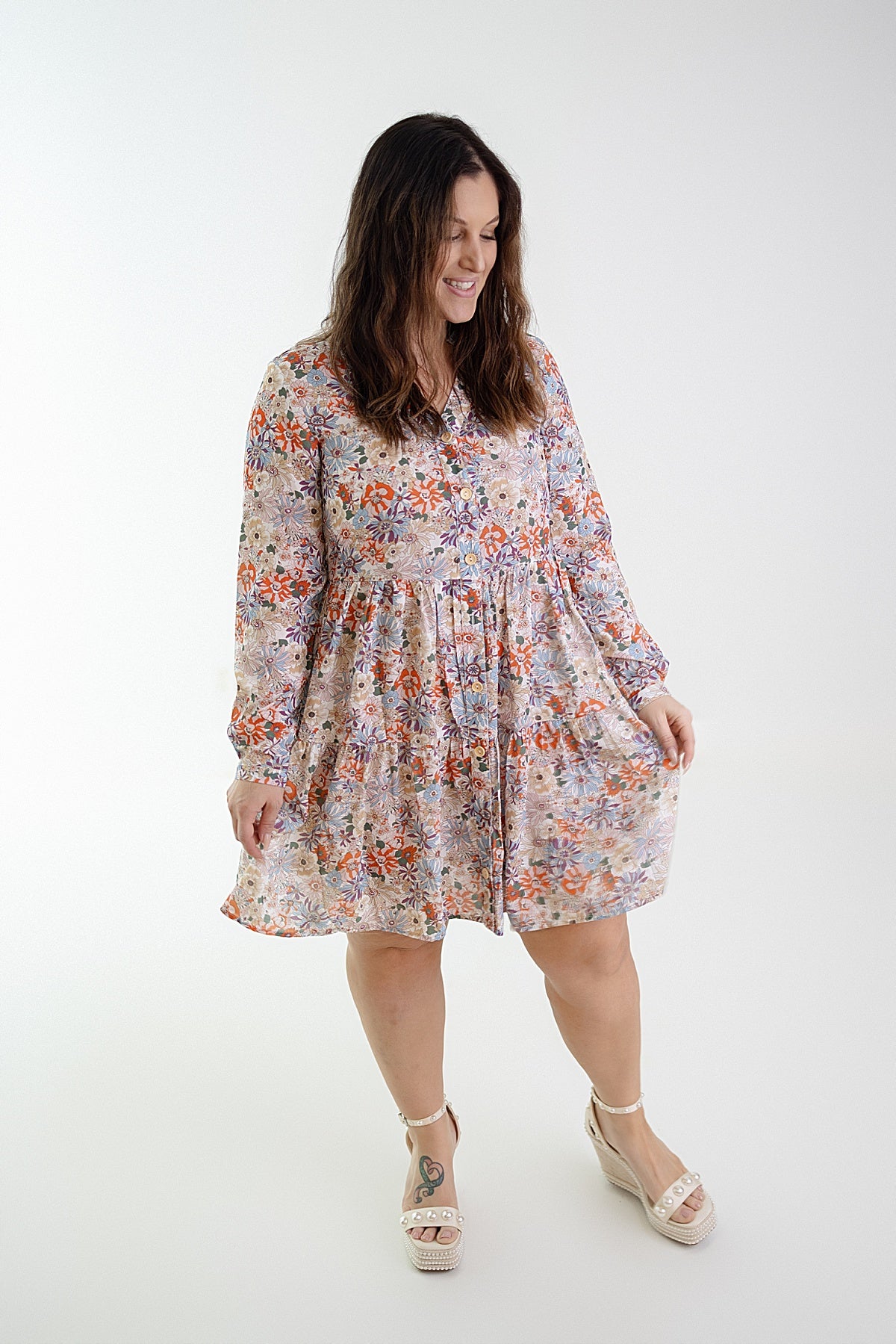 Floral babydoll dress