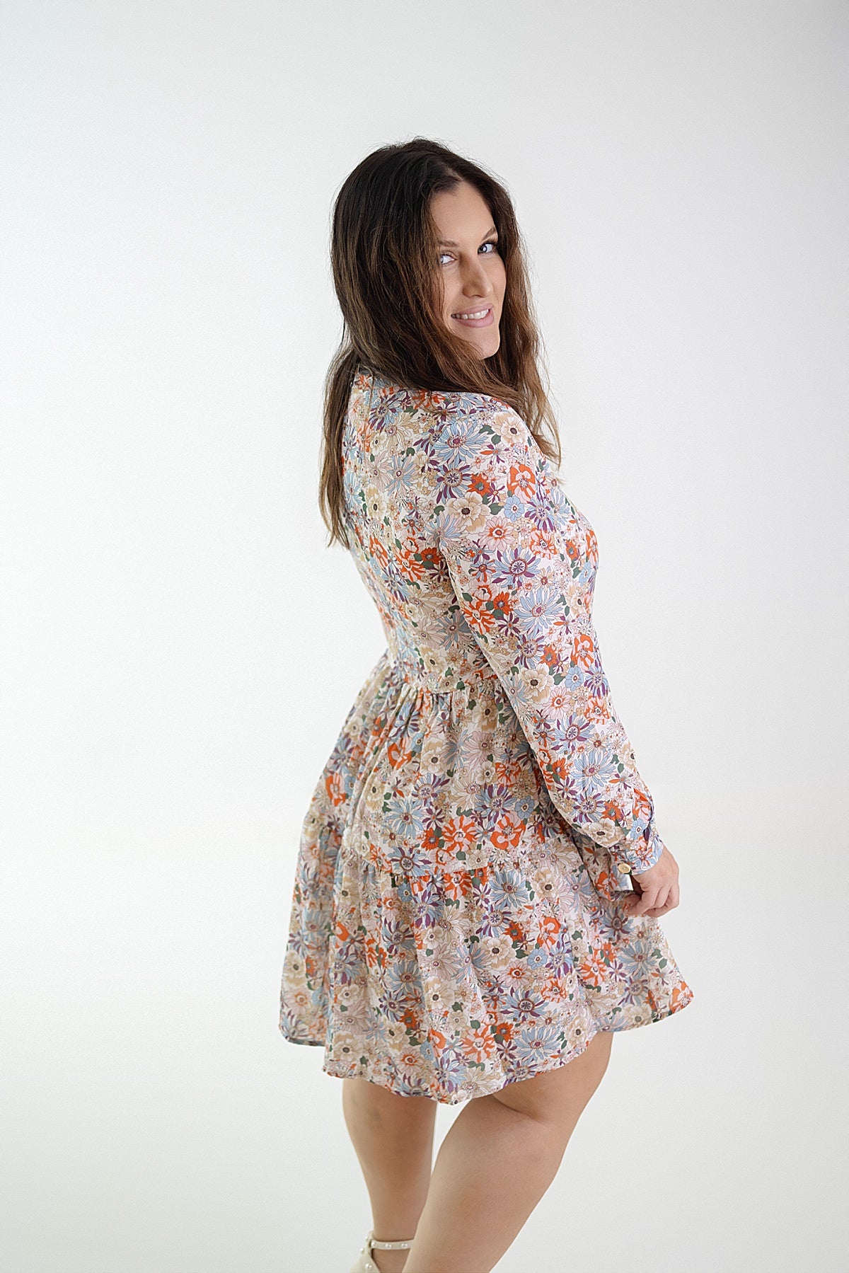 Floral babydoll dress