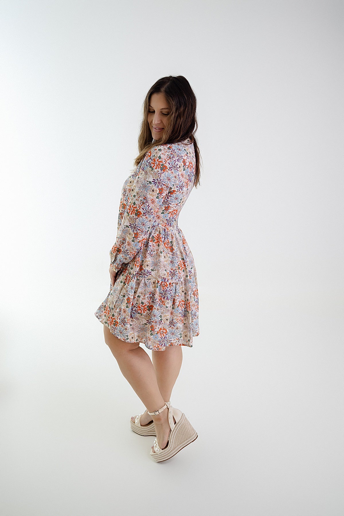 Floral babydoll dress