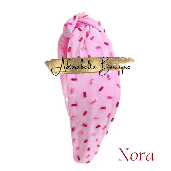 Valentines Beaded Headbands