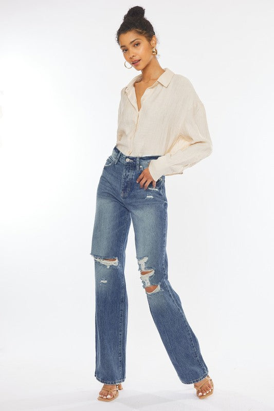 ULTRA HIGH RISE 90'S WIDE LEG FLARE