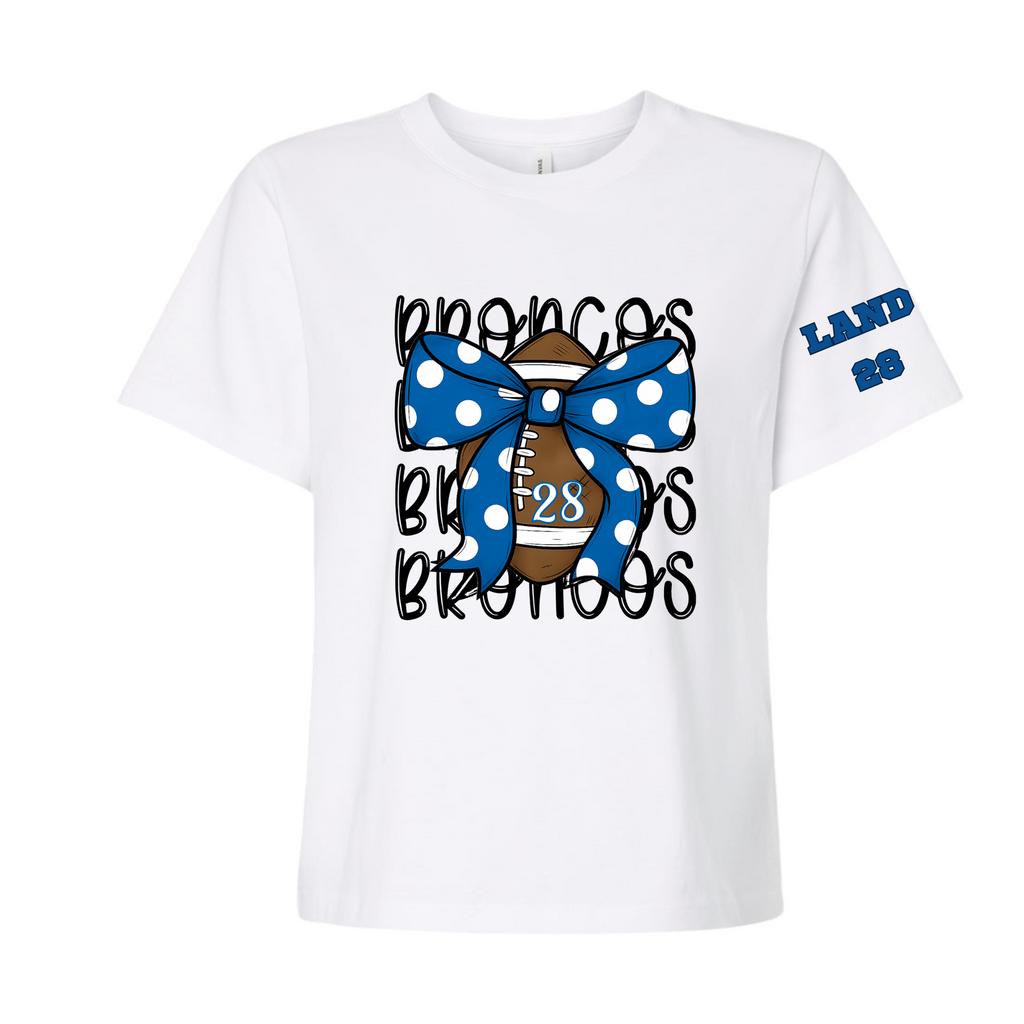 Women's Friendswood Broncos Spirit Crop