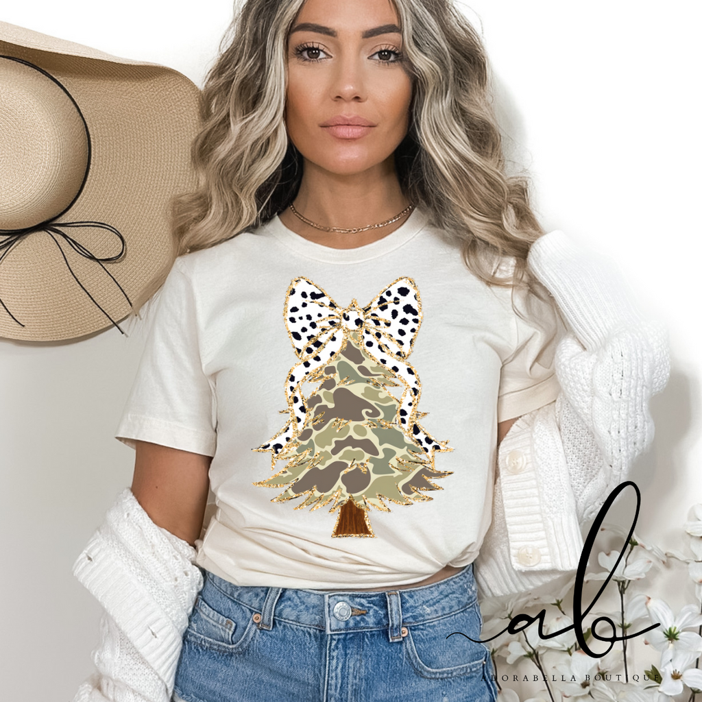 Croquet Christmas Tree Tee