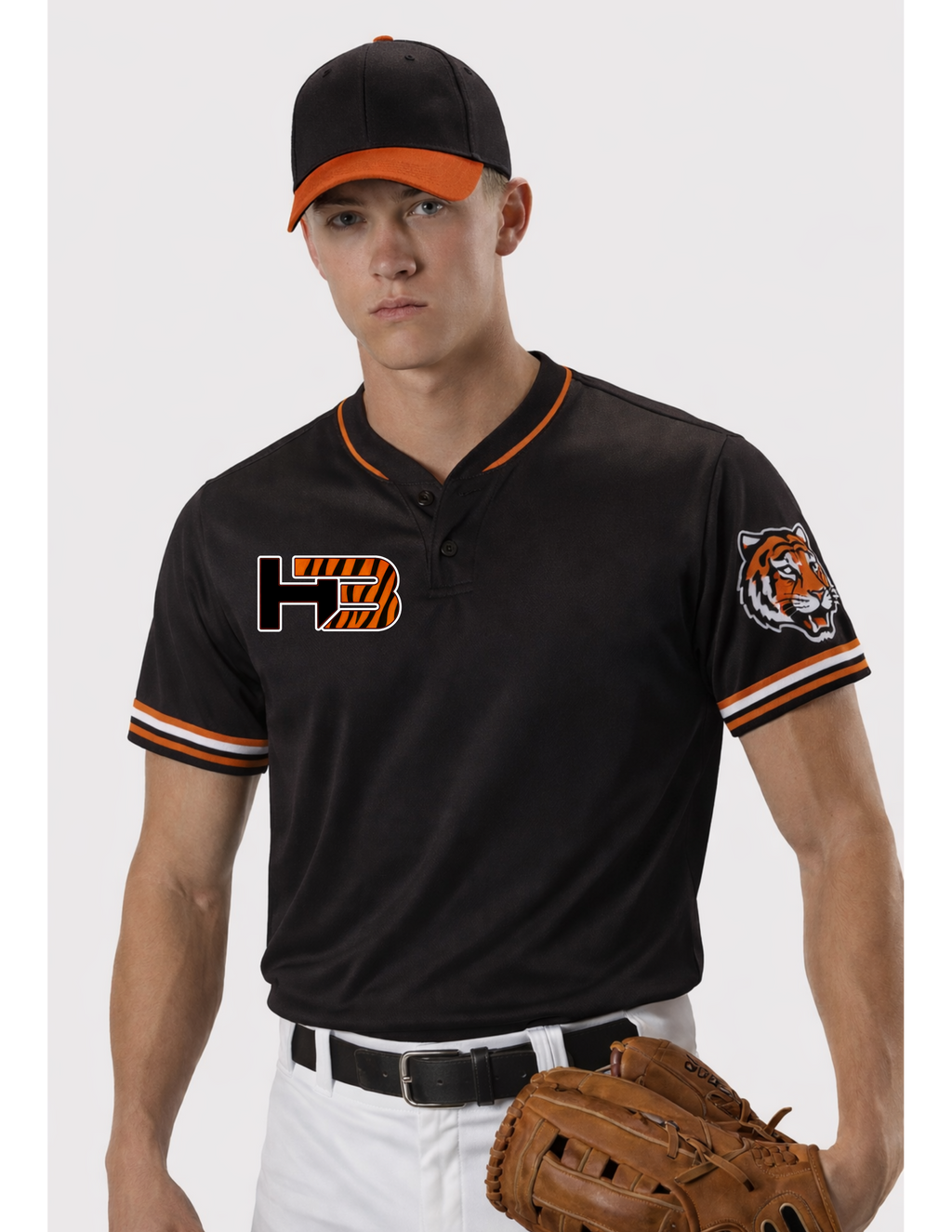 Custom Henley Baseball Jersey
