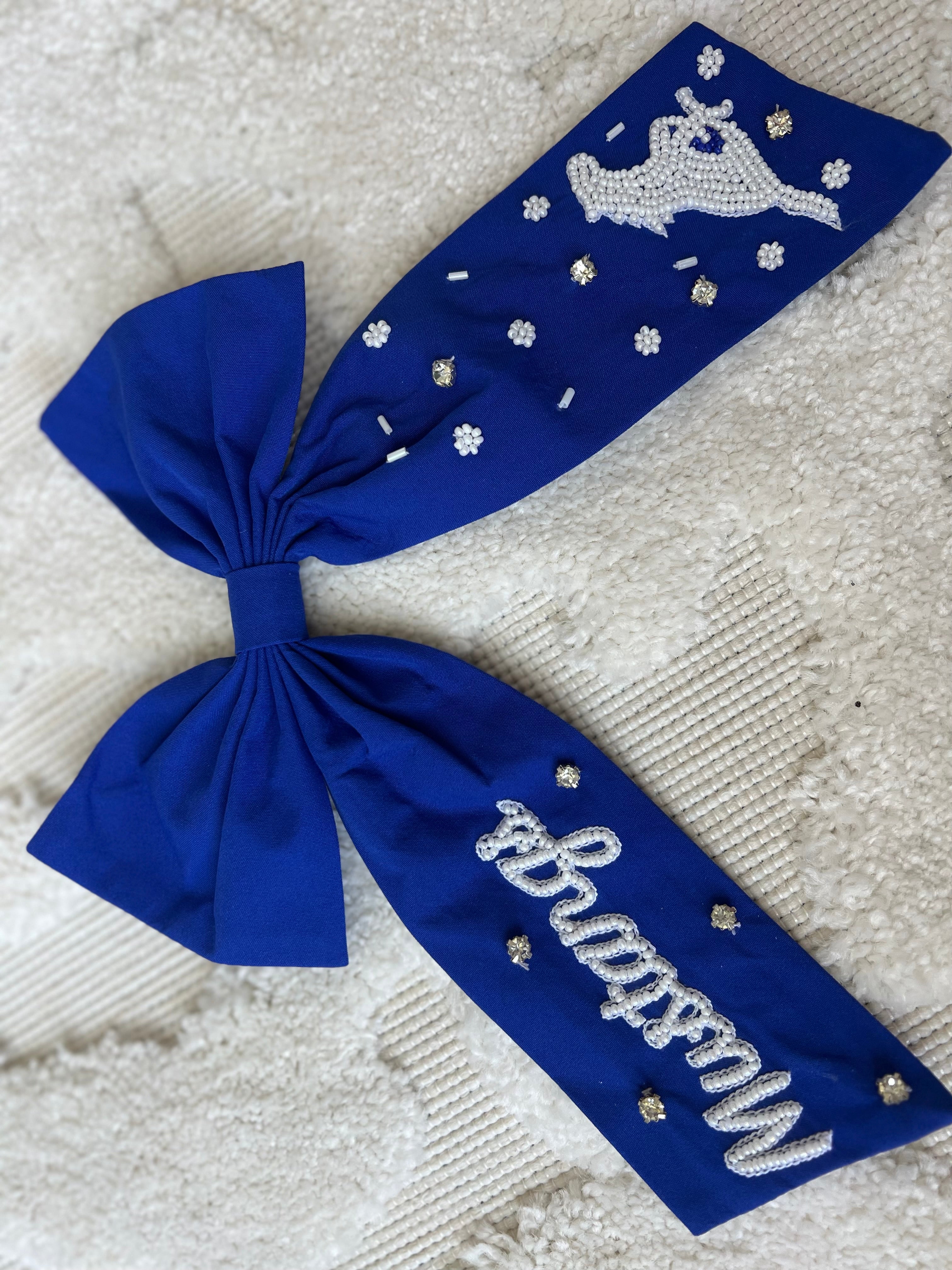 Custom Game Day Beaded Bows