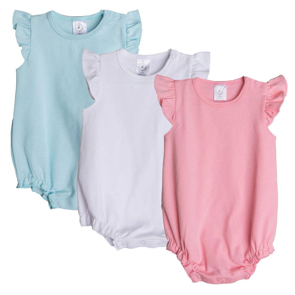 Flutter Sleeve Bubble: Lavender / 6-12M