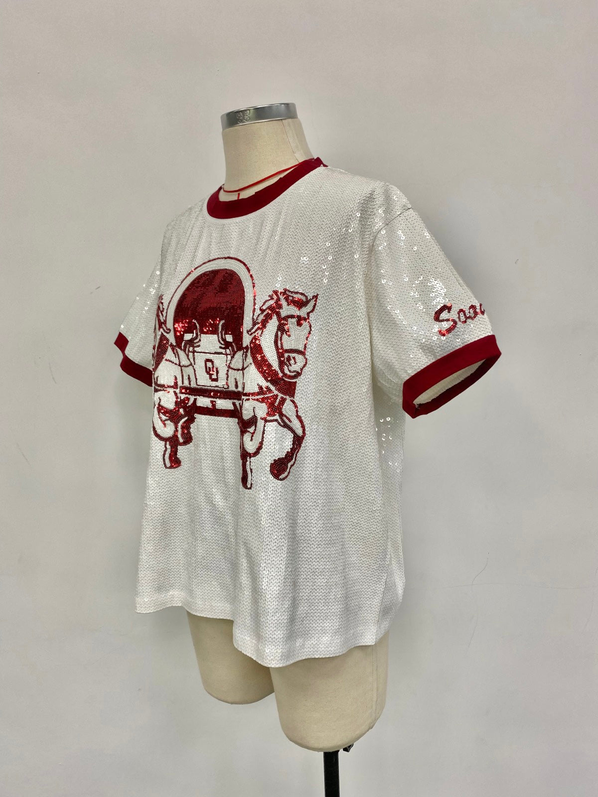 Custom Sooners Sequin Jersey