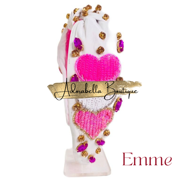 Valentines Beaded Headbands