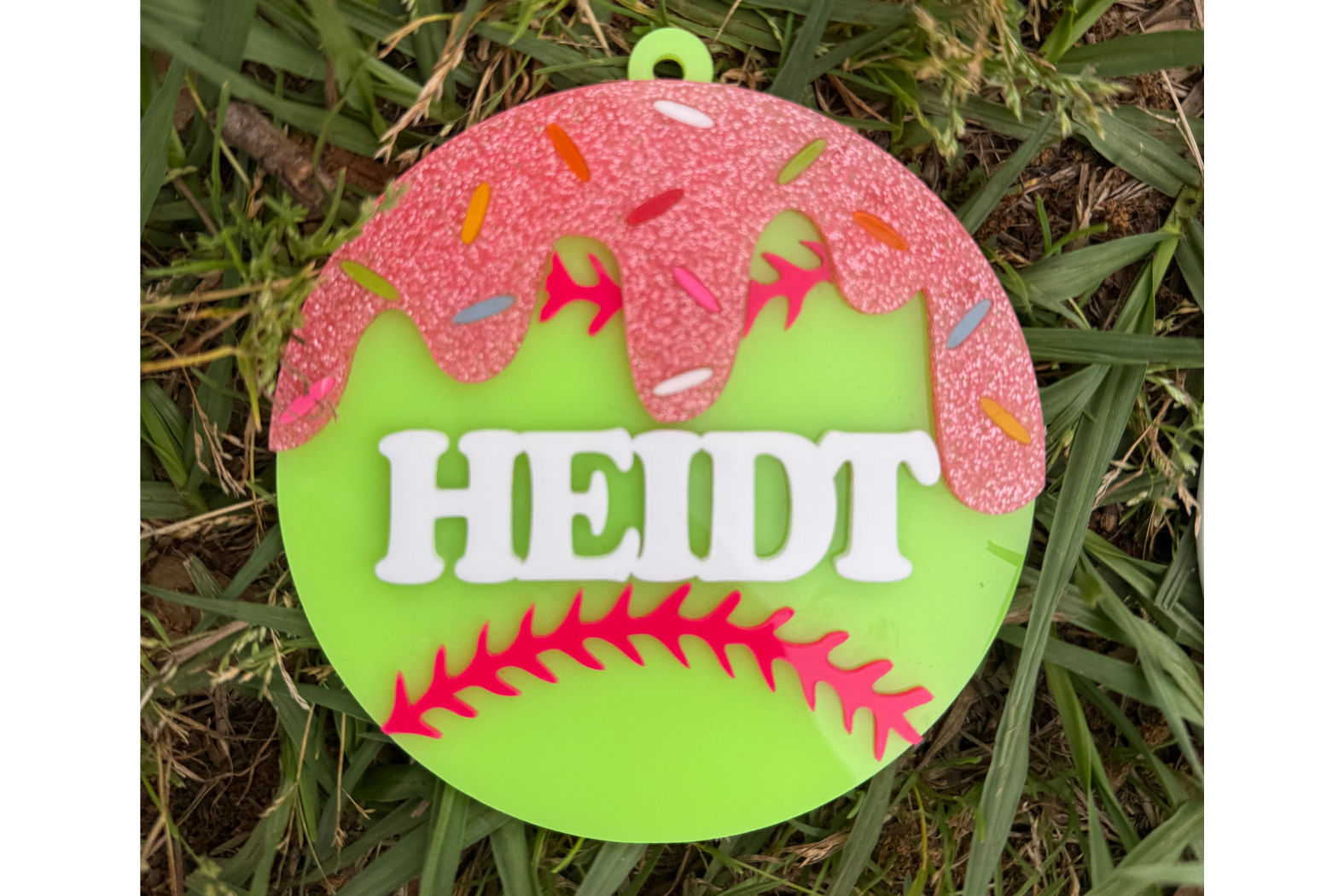 Customized Sweet Drip Baseball Tag