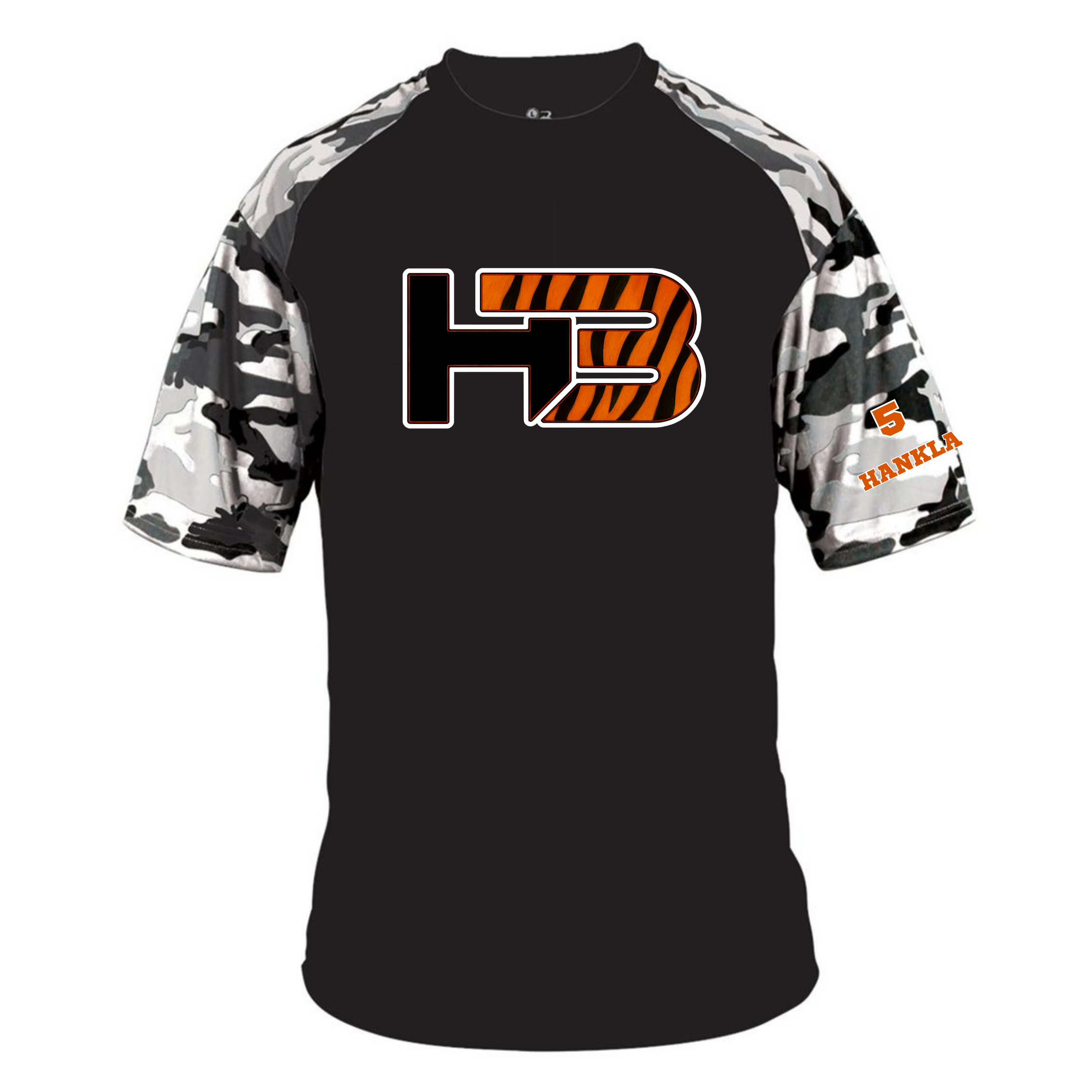 Custom Performance Camo Sleeve Tee