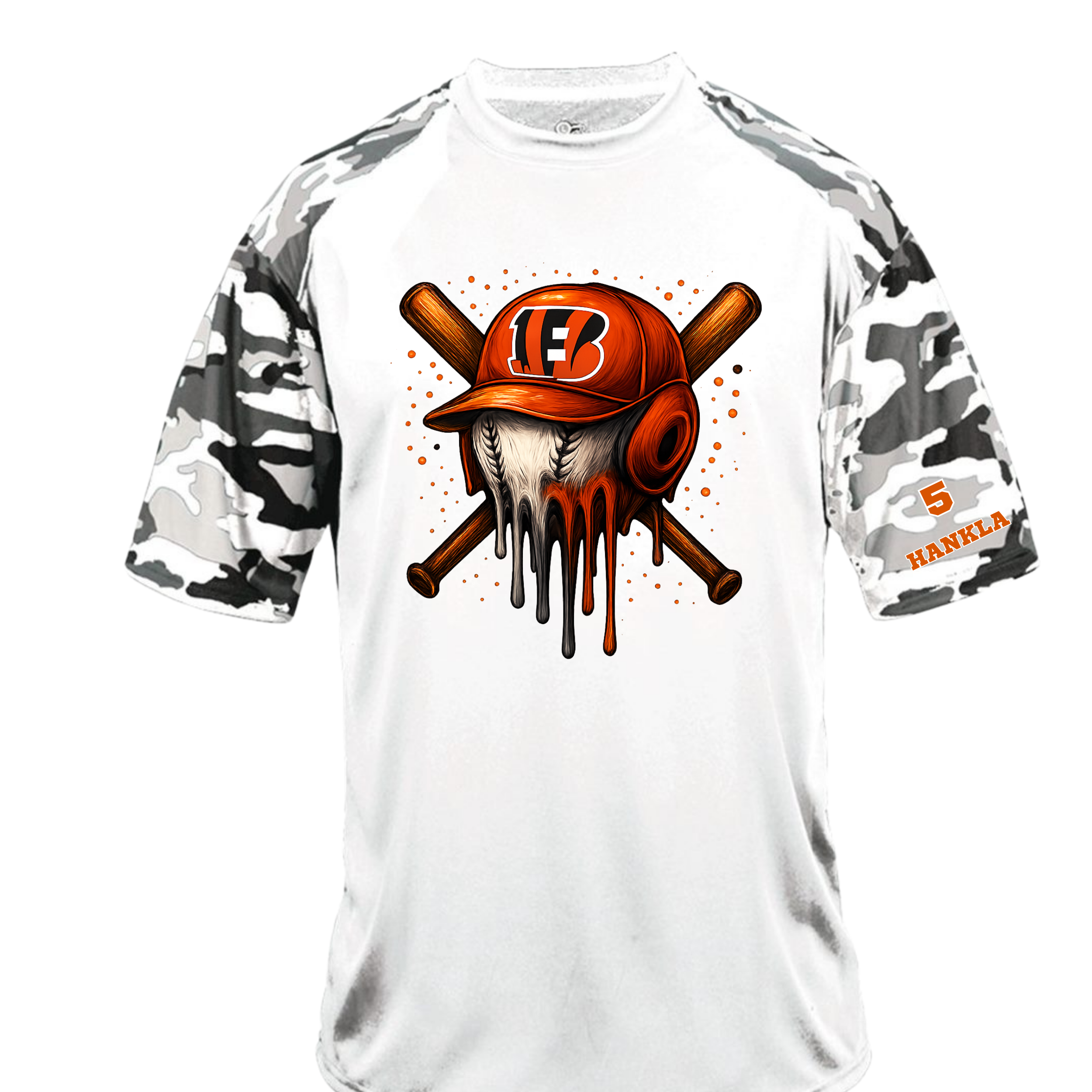 Custom Performance Camo Sleeve Tee