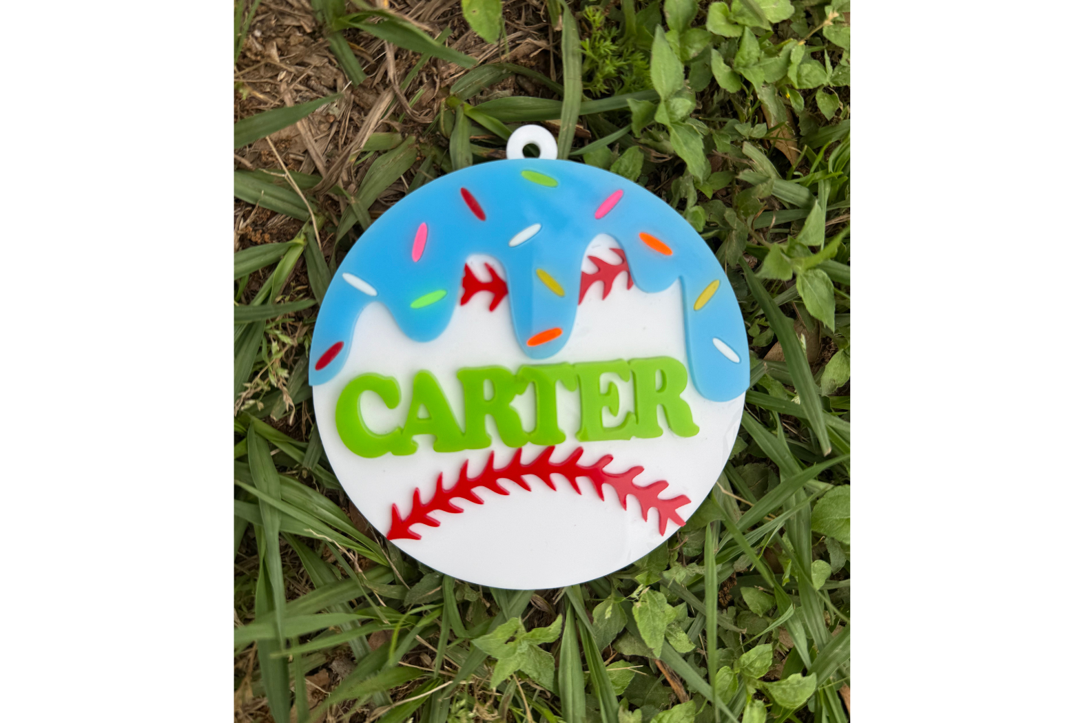 Customized Sweet Drip Baseball Tag