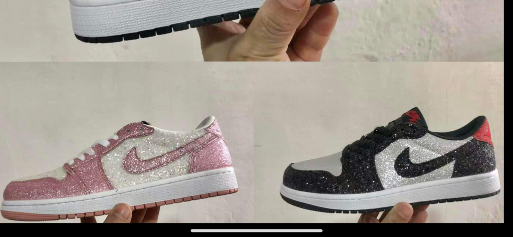 Glitter Inspired Tennis Shoes Pre Order