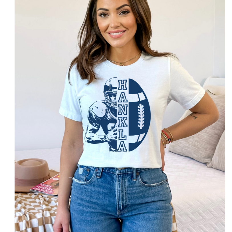 Broncos Custom Football Player Tees