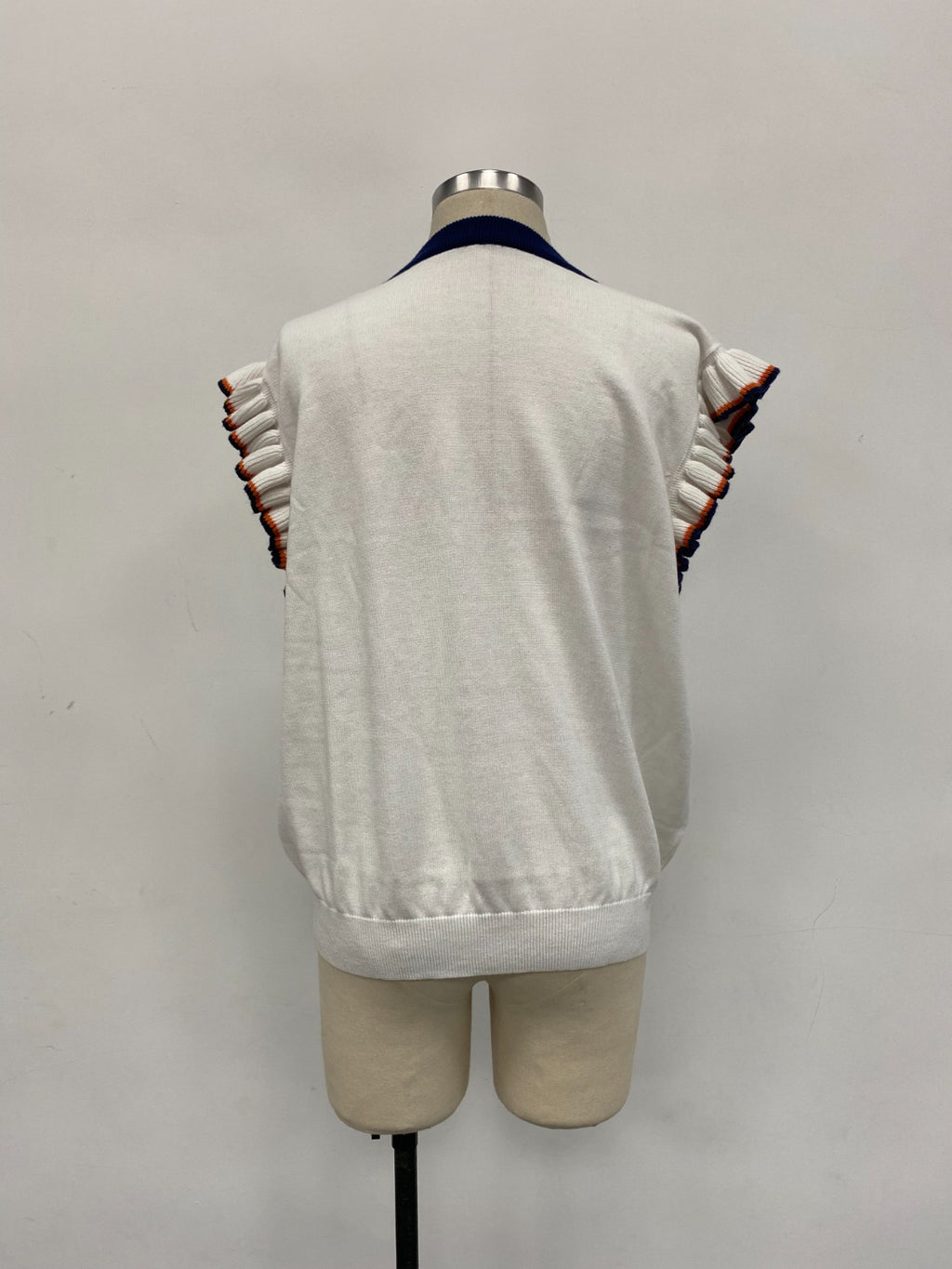 Custom Gameday Ruffle Sleeve Sweater