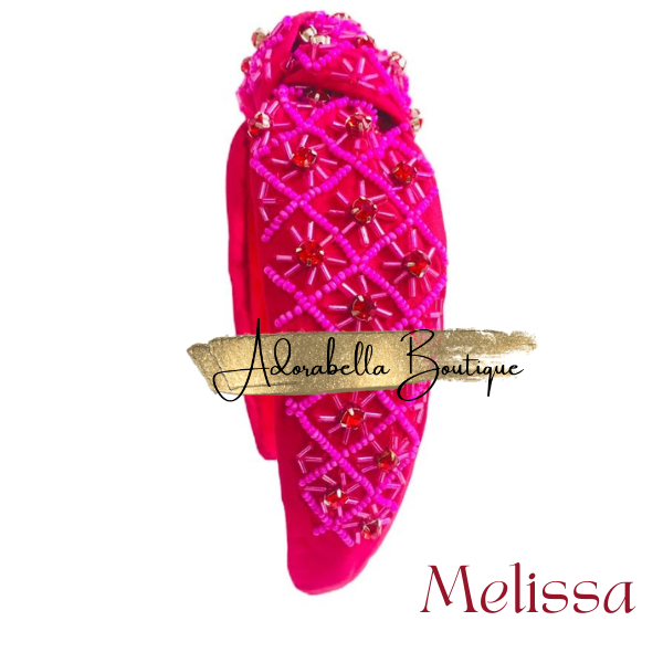 Valentines Beaded Headbands