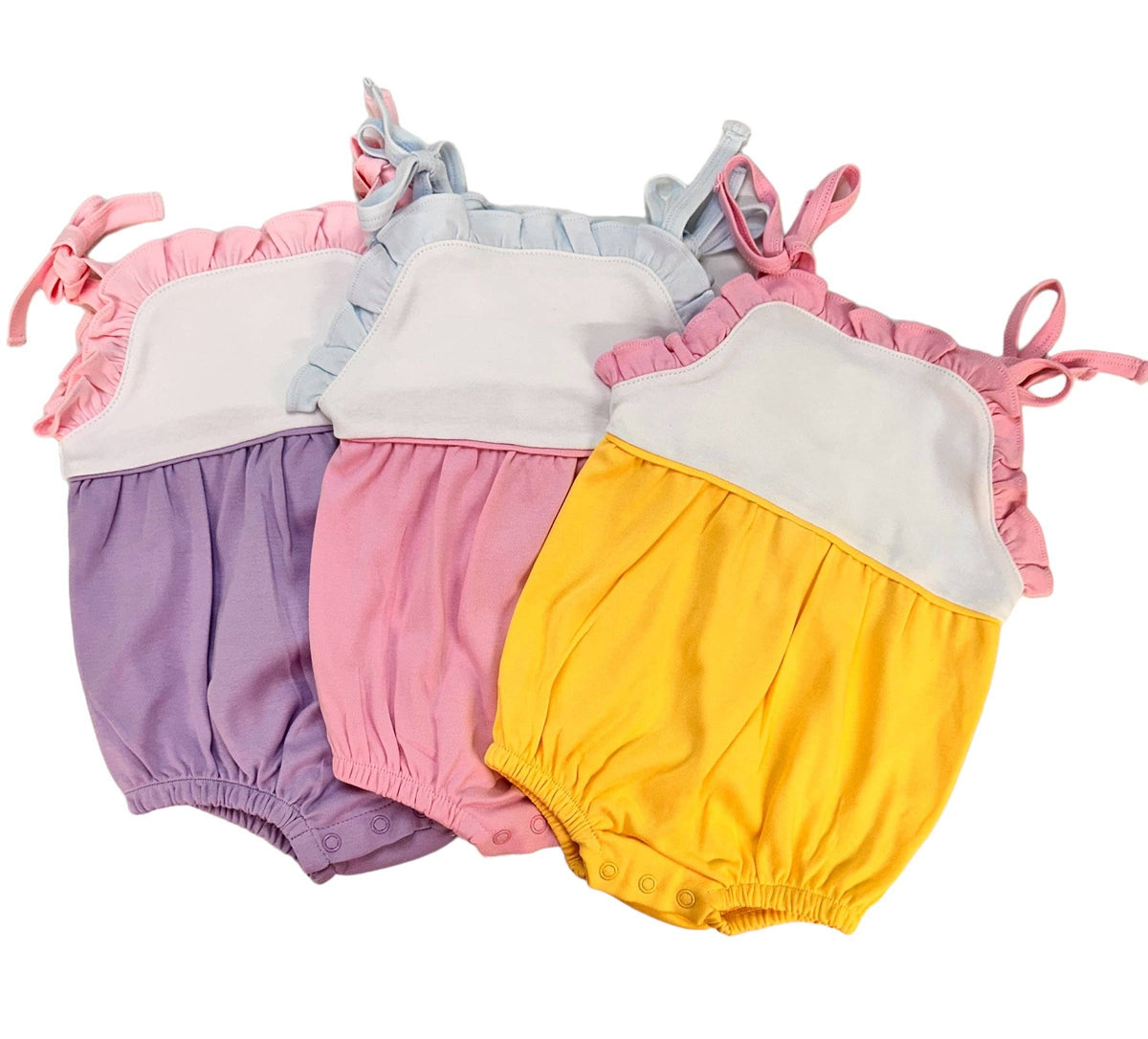 Tie Bubble: Pink/Blue / 3-6M