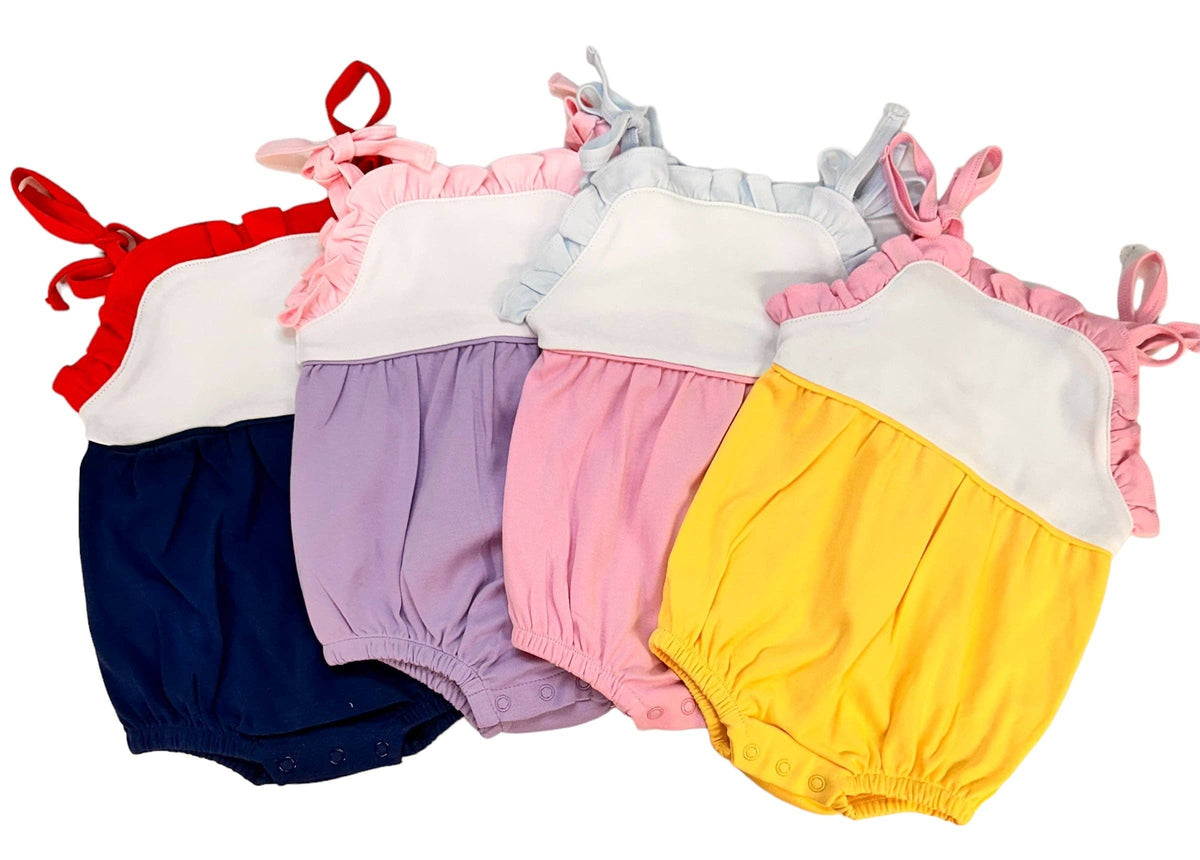 Tie Bubble: Pink/Blue / 3-6M