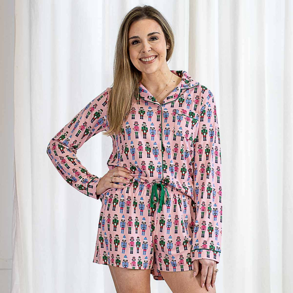 Nutcracker March Sleep Shorts   Light Pink/Multi   -Asst.: XLarge