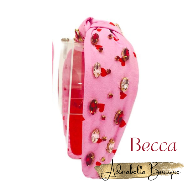 Valentines Beaded Headbands