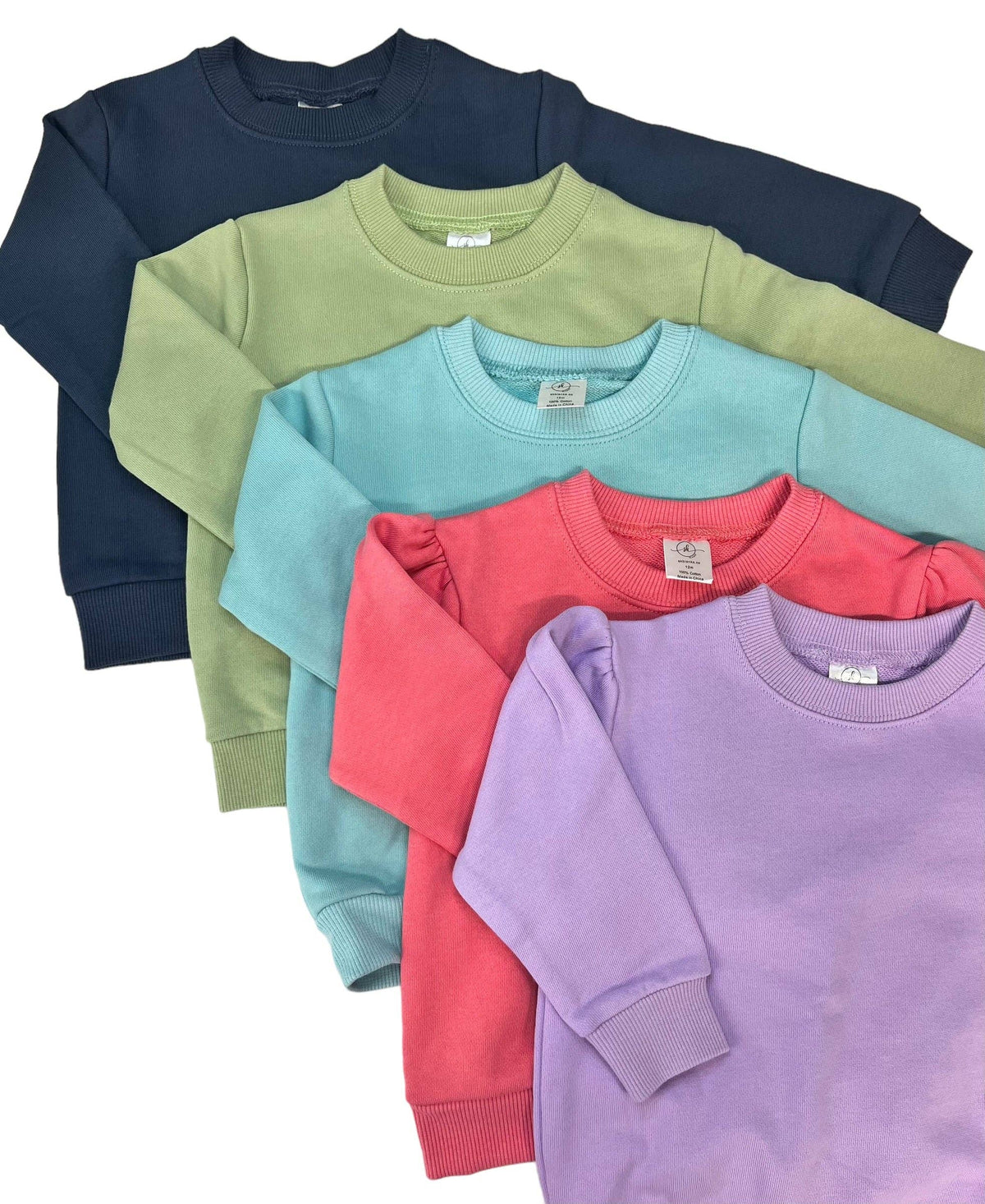 Sweatshirt: Coral Puff Sleeve / 8