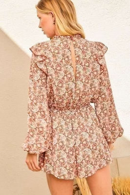 Organic Floral Romper