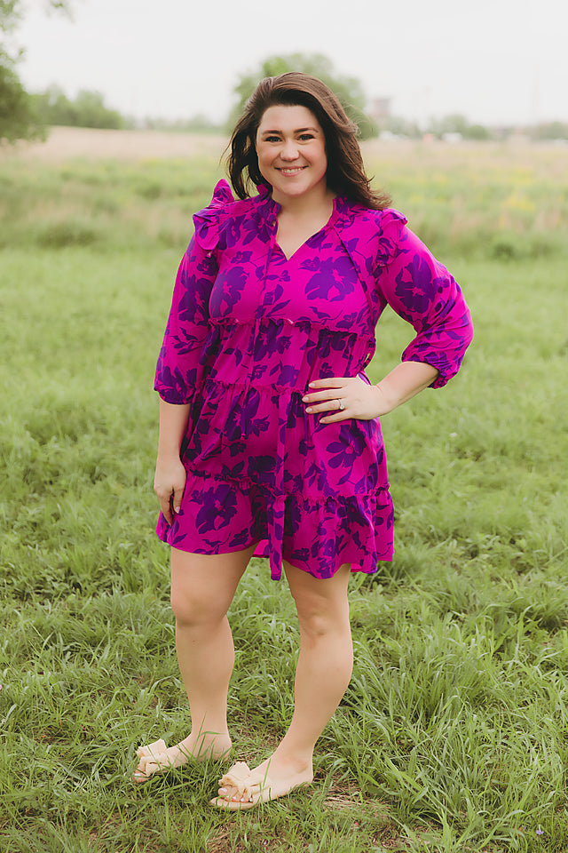 In Bloom Ruffle Dress