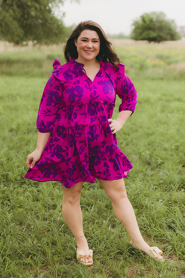 In Bloom Ruffle Dress