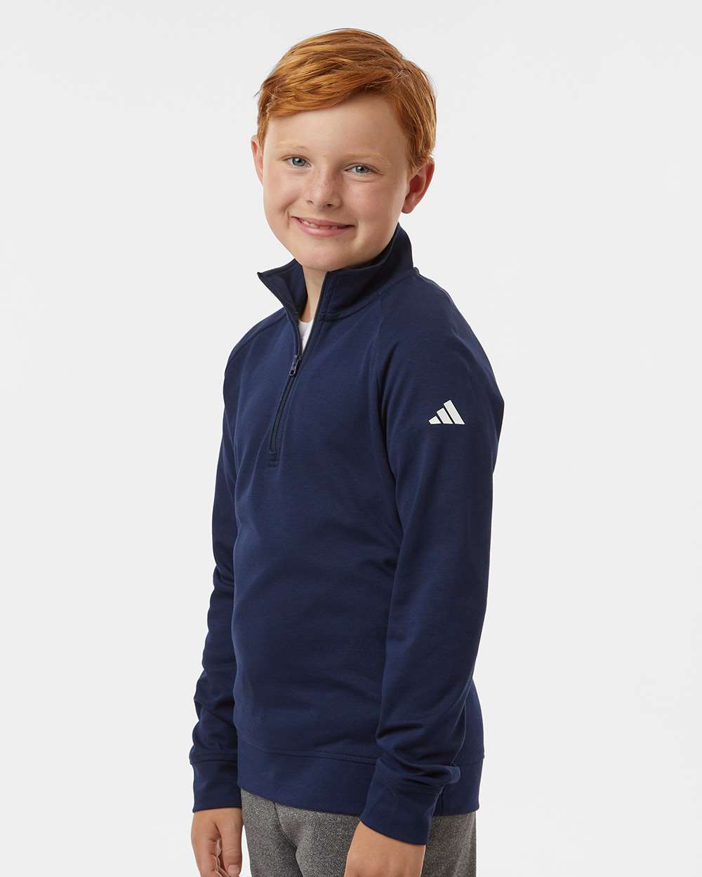 Adidas Broncos Custom Long Sleeve Quarter Zip