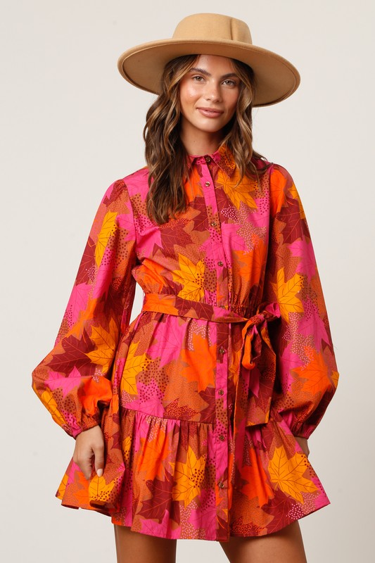 Always Thankful Ruffle Dress