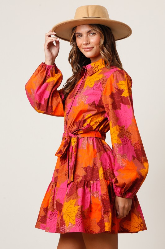 Always Thankful Ruffle Dress