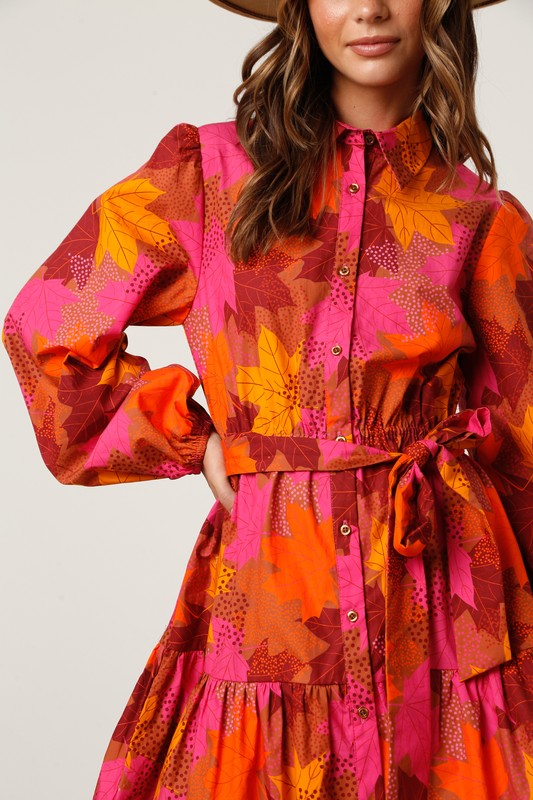 Always Thankful Ruffle Dress
