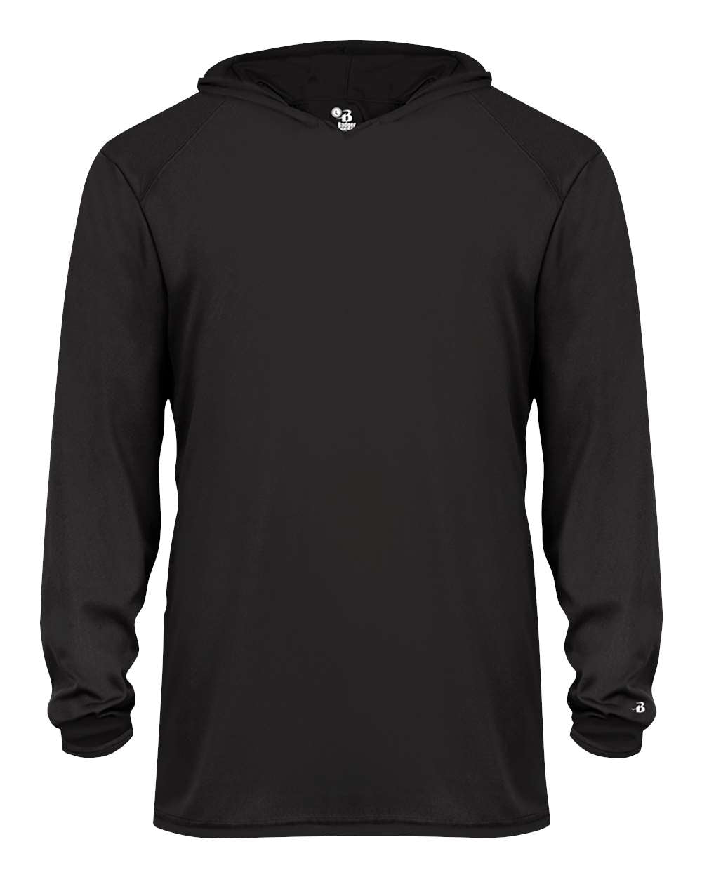 Adult Custom Long Sleeve Performance Tee With Hoodie